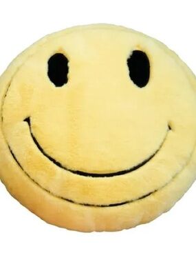 Smiley Face Plush Pillow